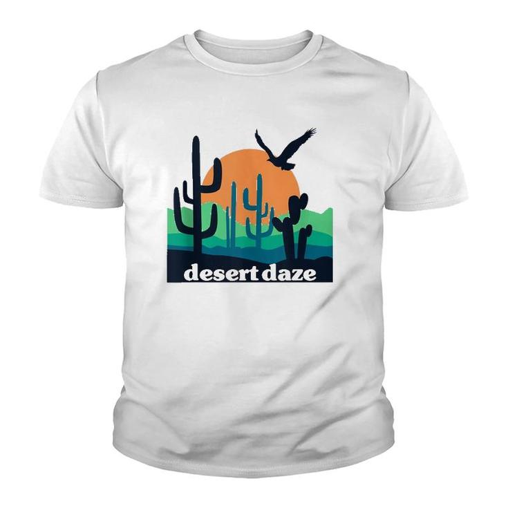 Desert Daze Texas Arizona California Cactus Southwest Sunset  Youth T-shirt