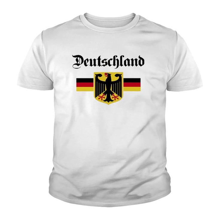 Deutschland Flag Of German Eagle Germany German Youth T-shirt