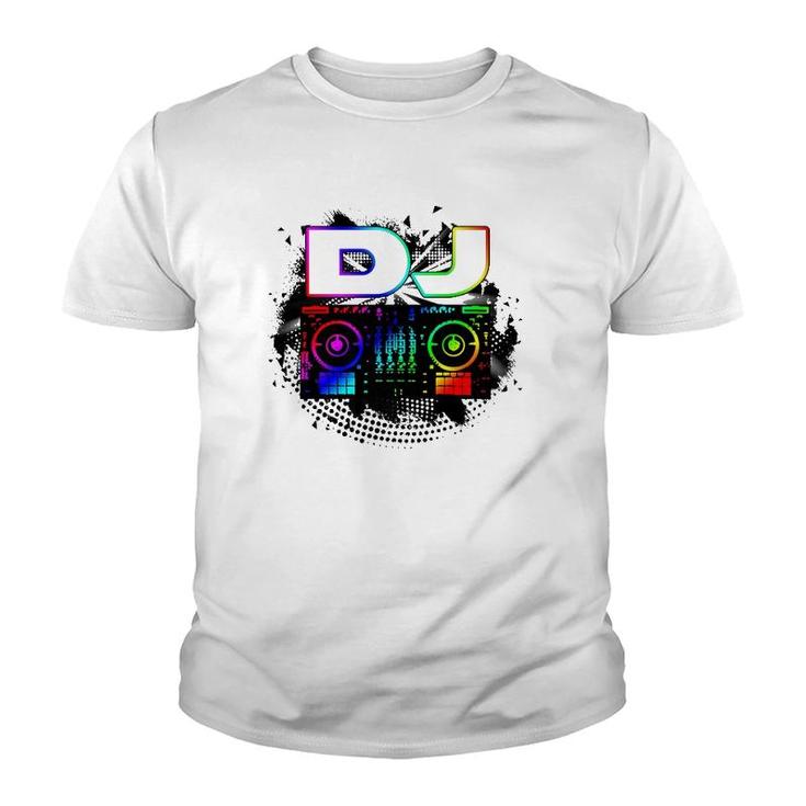 Dj Music Lover Music Player Sound Cool Funny Gift  Youth T-shirt