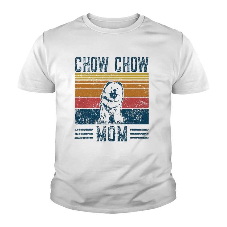 Dog Chow Chow Mom Vintage Chow Chow Mom Youth T-shirt