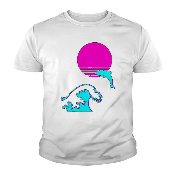 Dolphin Retro 90s Youth T-shirt