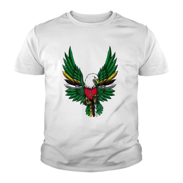 Dominica Flag  Dominican Flag Eagle Youth T-shirt