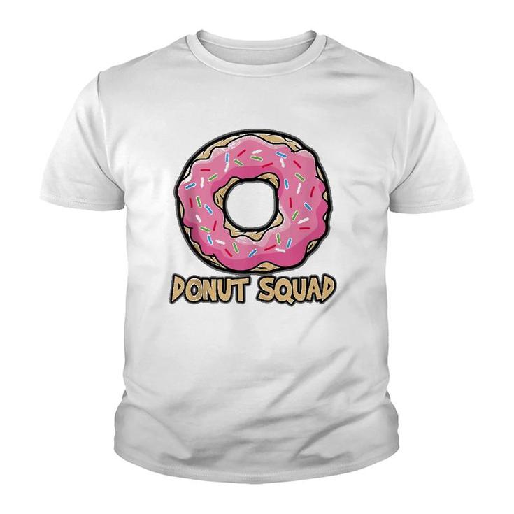 Donut Squad Funny Tasty Lover Fast Food Cafe Truck Gift  Youth T-shirt