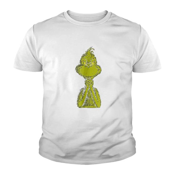 Dr Seuss Classic Sly Grinch Youth T-shirt