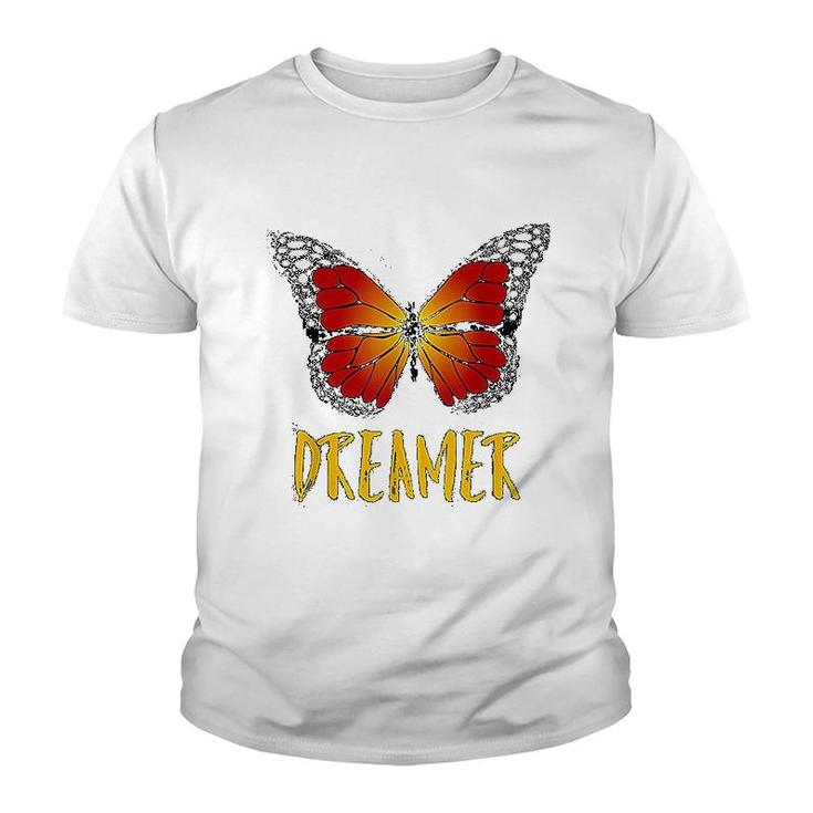 Dreamer Monarch Butterfly Dreamer Youth T-shirt