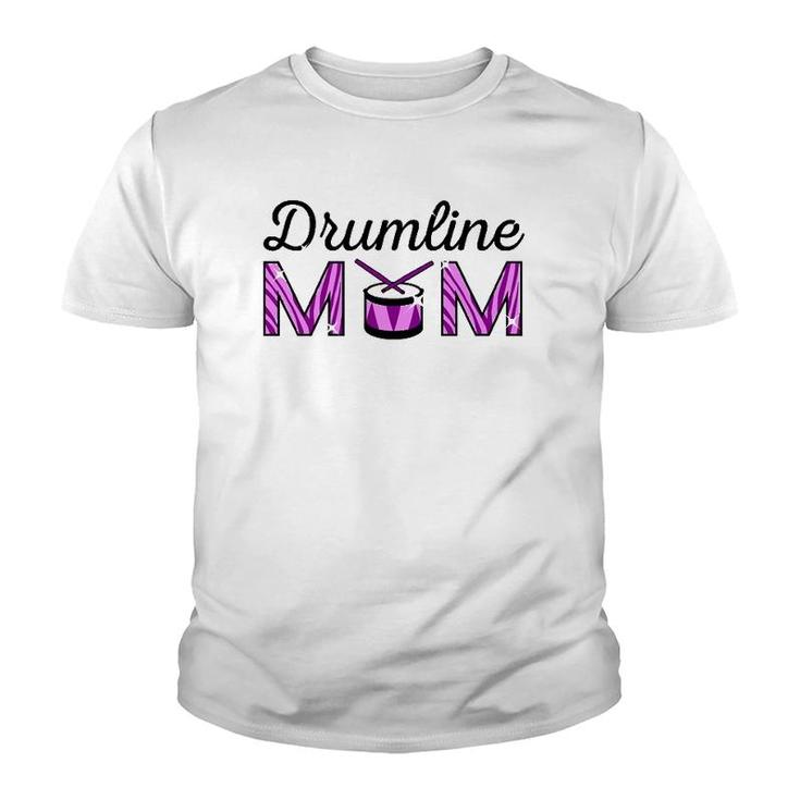Drumline Mom Cool To Support Your Drummer Youth T-shirt