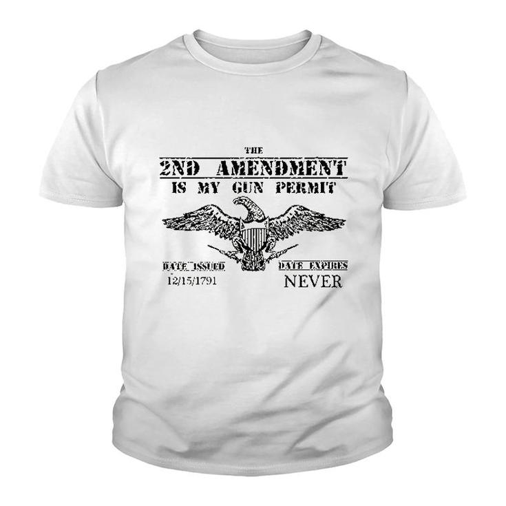 Eagle 2nd Amendment Youth T-shirt
