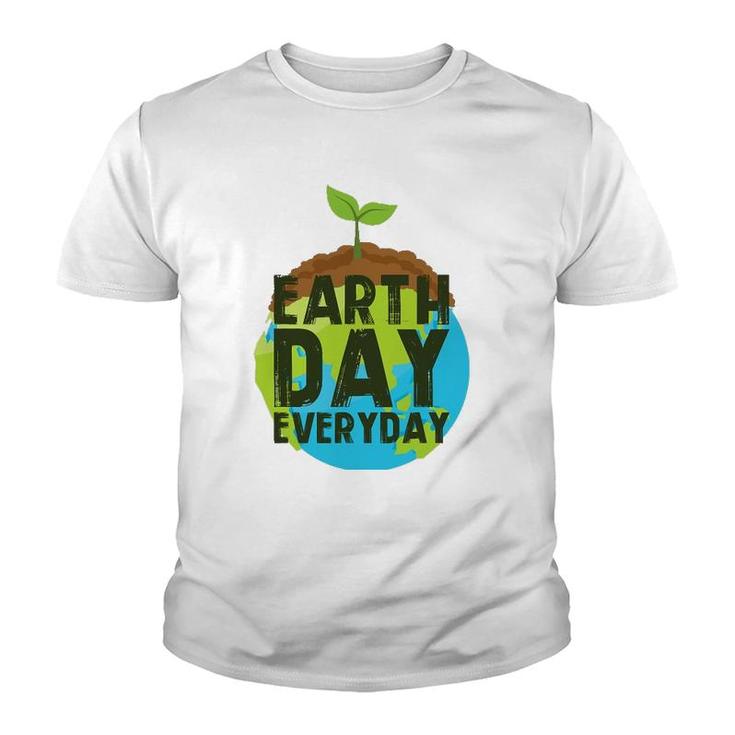 Earth Day Everyday Plant A Tree Environmentalist Youth T-shirt