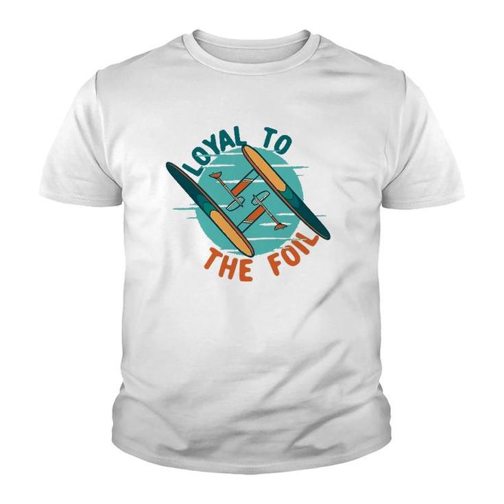 Efoil Electric Hydrofoil Loyal To The Efoil Youth T-shirt
