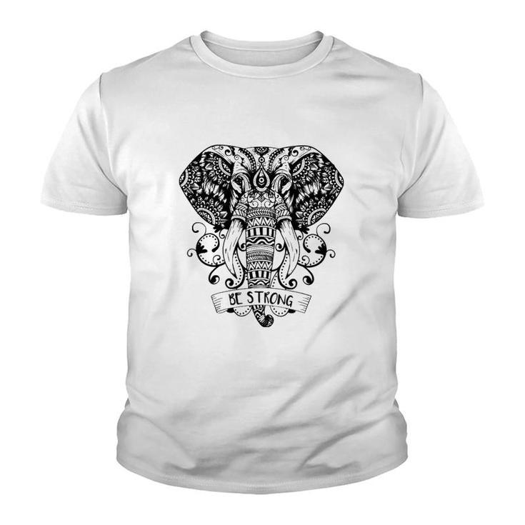 Elephant Be Strong Youth T-shirt