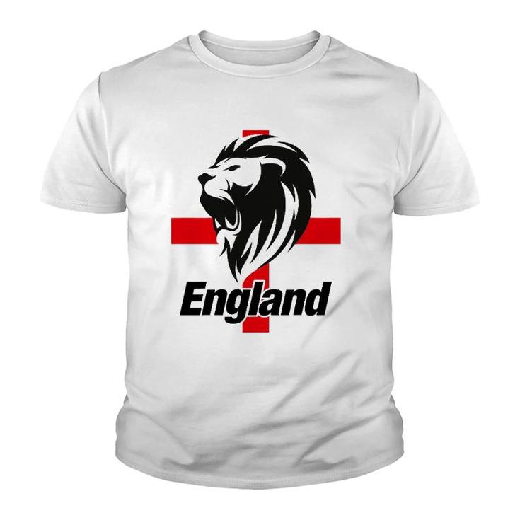 England Football, English Soccer Team, St George, Lion, Euro Youth T-shirt