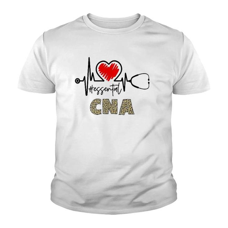 Essential Cna Heartbeat Cna Nurse Gift Youth T-shirt