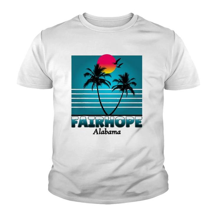 Fairhope Alabama Holiday Retro Vintage Gift Youth T-shirt