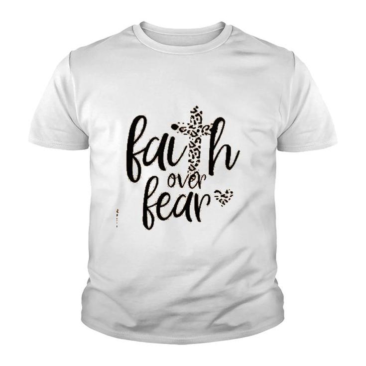 Faith Over Fear Youth T-shirt