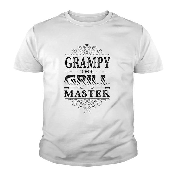 Family Father's Day Grampy The Grill Master Men Youth T-shirt