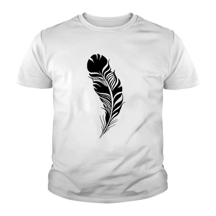 Feather Black Feather Gift Youth T-shirt
