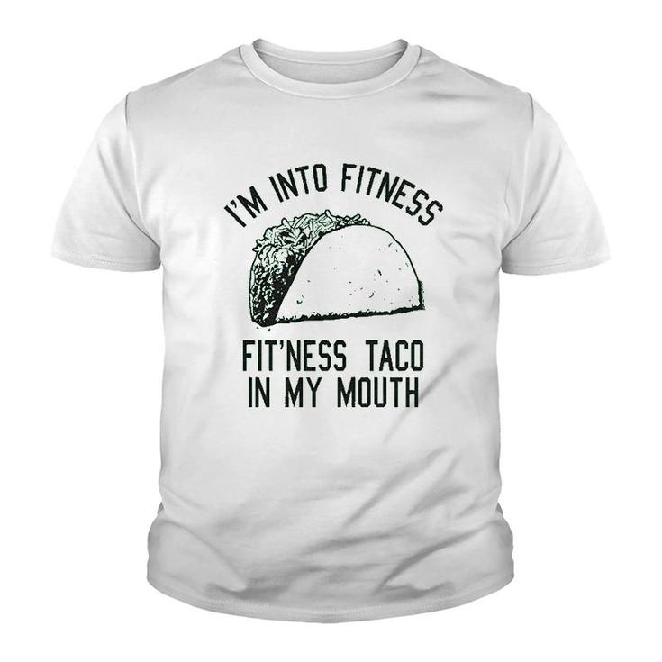 Fitness Taco Funny Gym Youth T-shirt