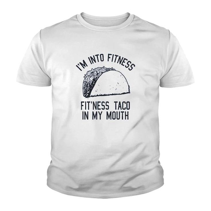 Fitness Taco Funny Gym Youth T-shirt