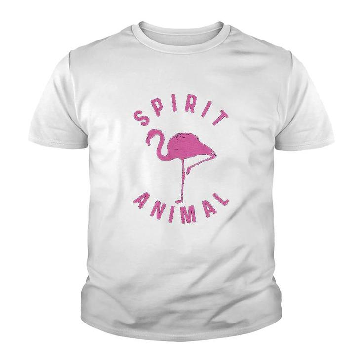 Flamingo Spirit Animal Youth T-shirt