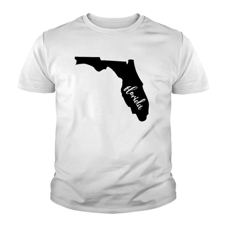 Florida  Roots State Map Home Grown Love Pride Gift Tee  Youth T-shirt