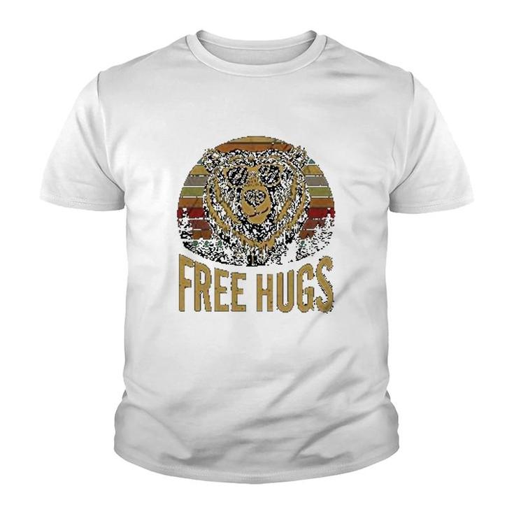Free Hugs Bear Lovers Youth T-shirt