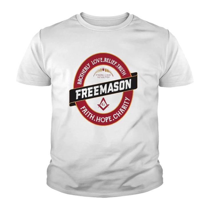 Freemason Crest By Kuyang Freemason Youth T-shirt