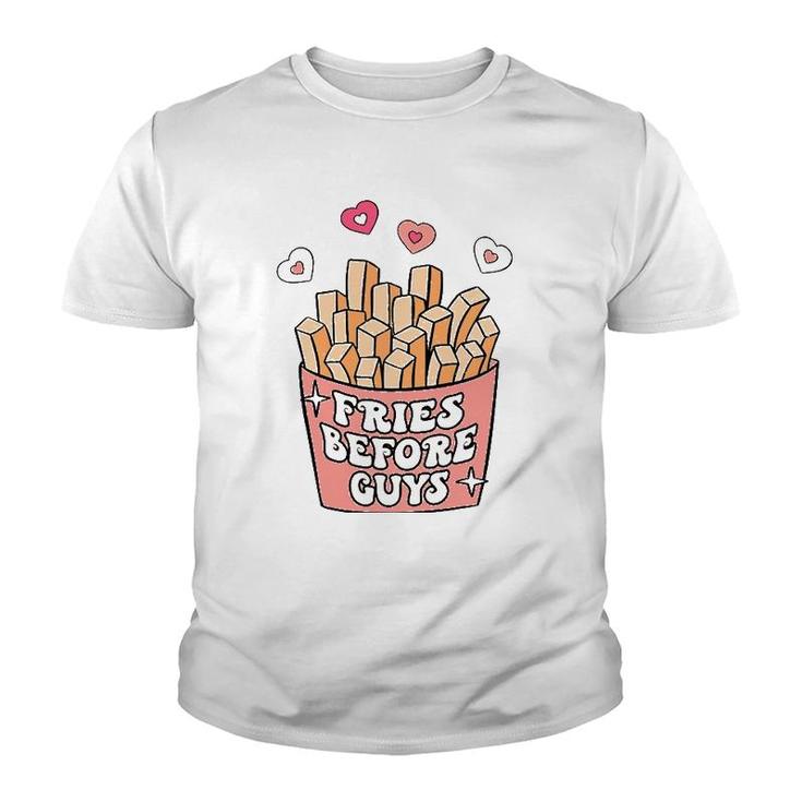 Fries Before Guys Mommy And Me Matching Valentine Baby Girl Youth T-shirt