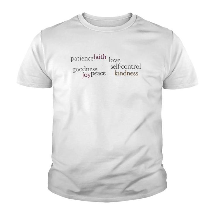 Fruits Of The Spirit Christian Youth T-shirt