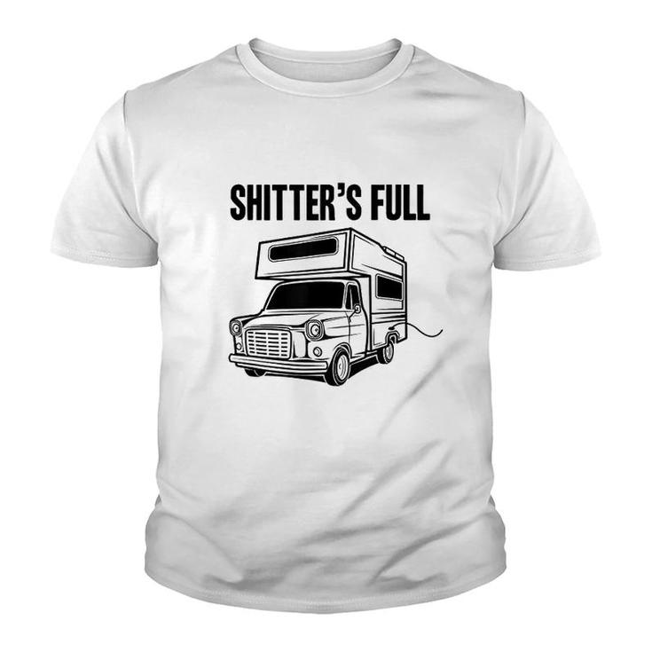 Full Funny Camper Youth T-shirt