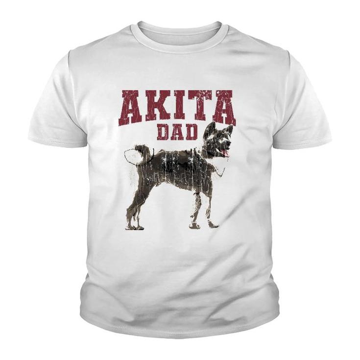Funny Akita Dad S For Men Akita Owner Gifts Youth T-shirt