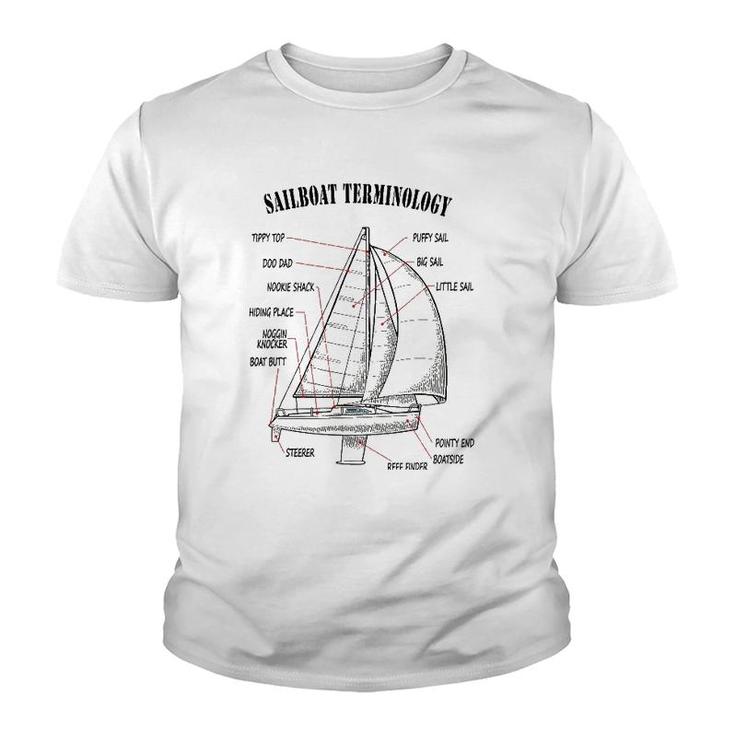 Funny And Completely Wrong Sailboat Terminology Youth T-shirt