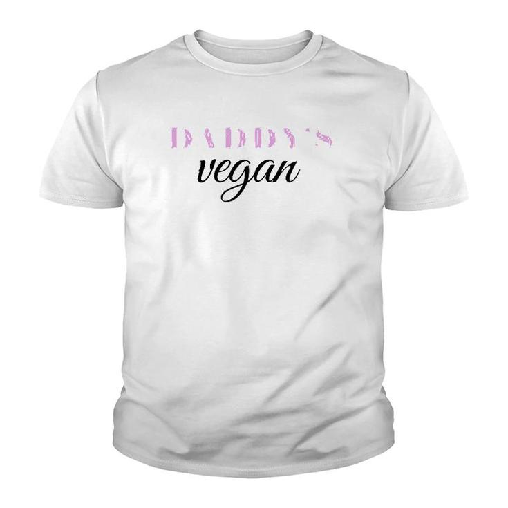 Funny Daddy's Vegan Vegetarian Lgbt Gay Pride Gift Youth T-shirt