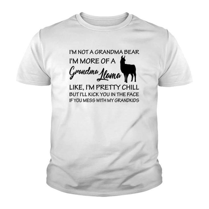Funny Grandma Llama Youth T-shirt