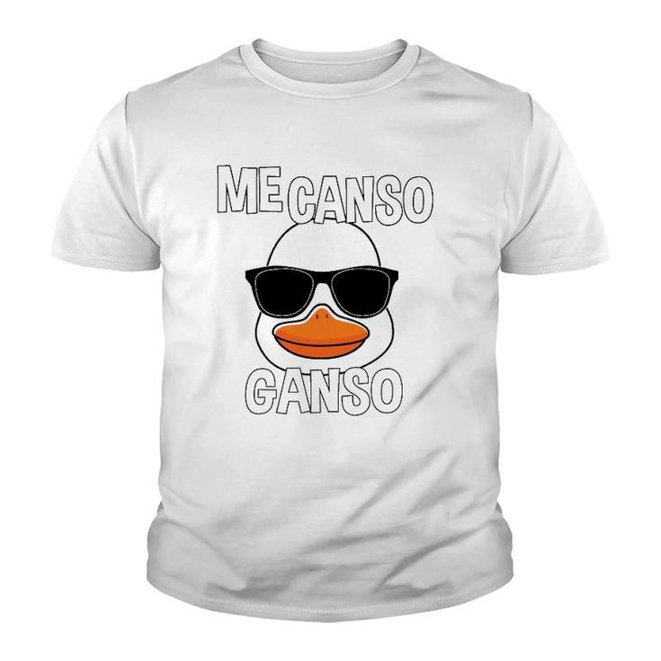Funny Me Canso Ganso Amlo Lopez Obrador Mexican Fans Youth T-shirt
