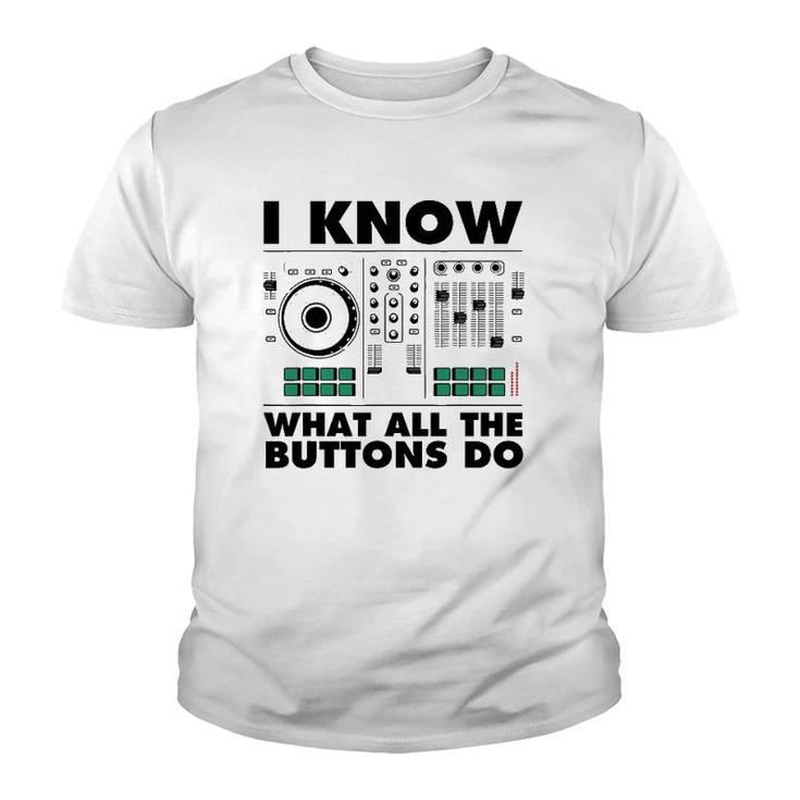 Funny Music Engineer Gift Cute Dj Sound Technician Men Women Youth T-shirt