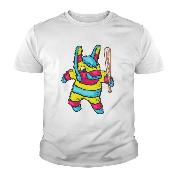 Funny Pinata , Burro Fiesta Donkey Tee Gift Youth T-shirt