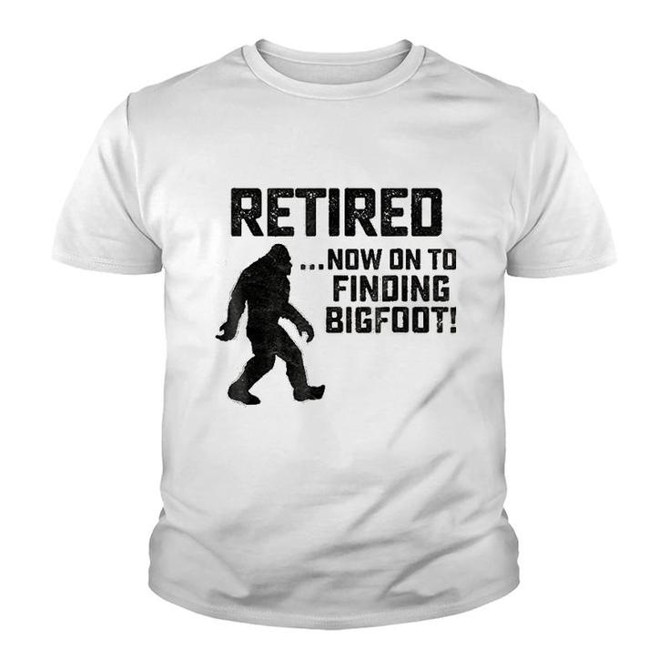 Funny Retirement  For Bigfoot Fans Youth T-shirt