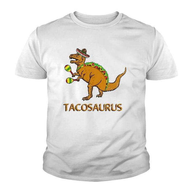 Funny Tacosaurus  Cinco De Mayo Taco Dinosaurrex Youth T-shirt