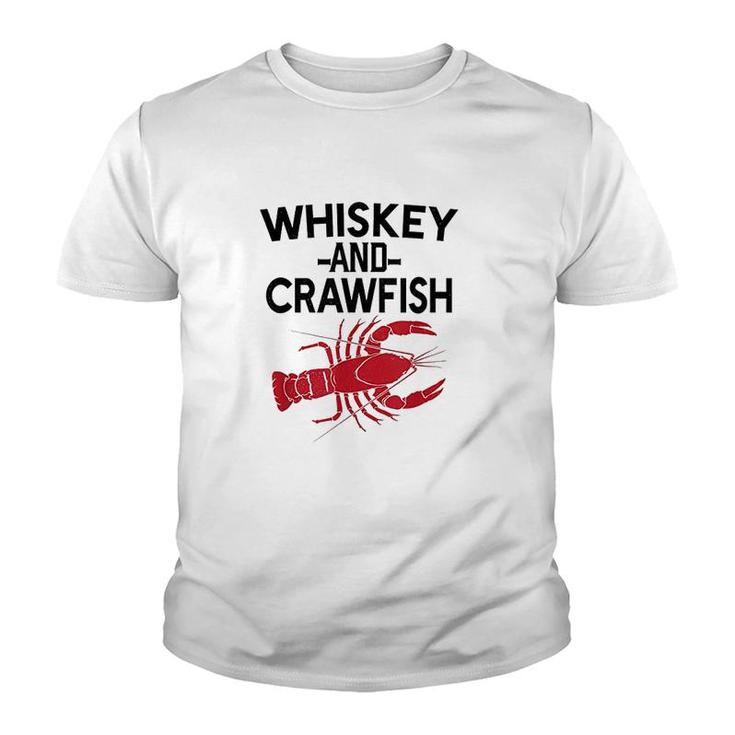Funny Whiskey And Crawfish Youth T-shirt