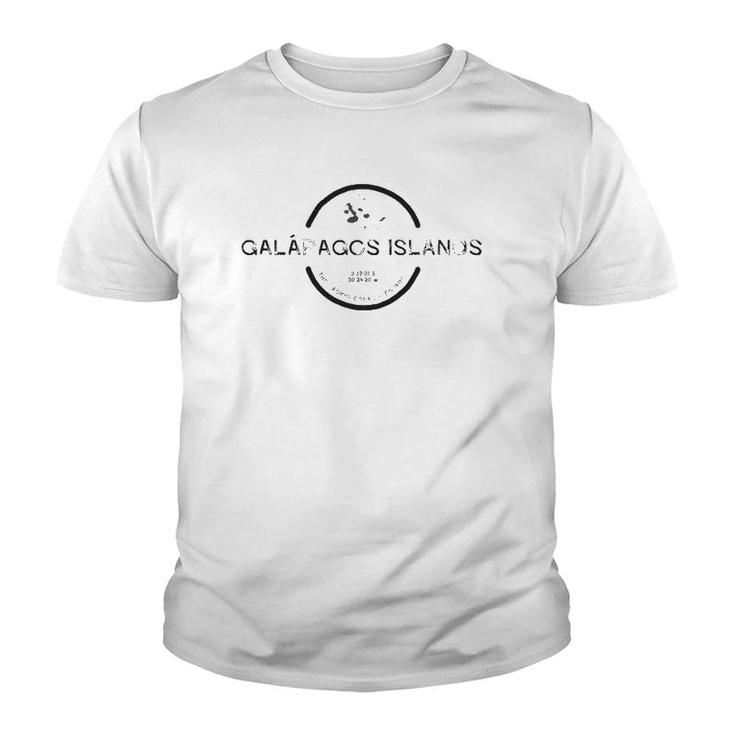 Galapagos Islands Graphic Retro Vintage Youth T-shirt