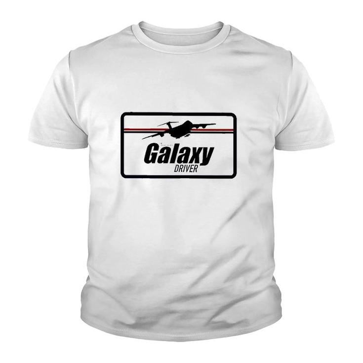 Galaxy Driver Airplane Pilot Gift Youth T-shirt