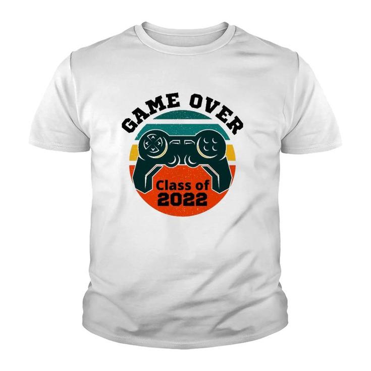 Game Over Classic Video Game Graduation Class Of 2022 Grad  Youth T-shirt