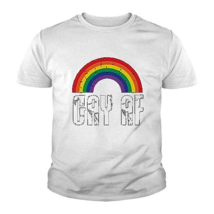 Gay Pride Rainbow Flag Gift Youth T-shirt