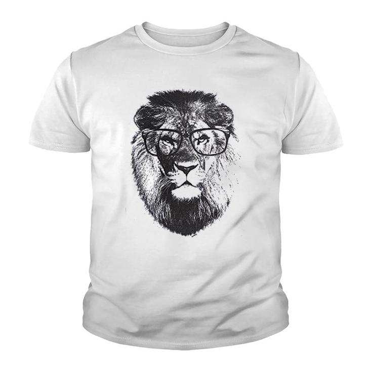 Geek Lion King Of Jungle Youth T-shirt