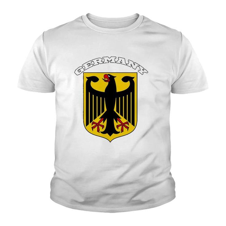 Germany Coat Of Arms Tee Flag Souvenir Berlin Youth T-shirt Germany Coat Of Arms Tee Flag Souvenir Berlin Youth T-shirt