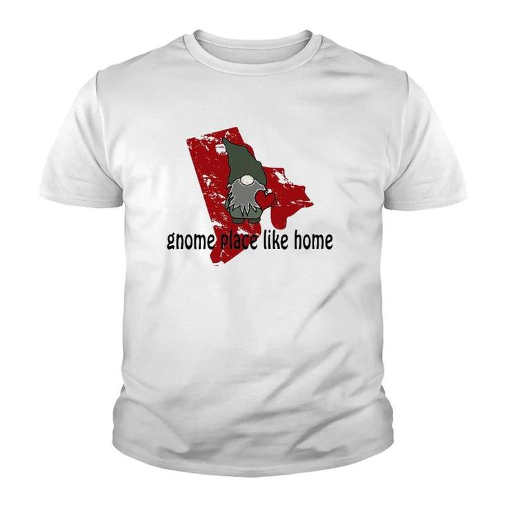 Gnome Place Like Home Rhode Island Youth T-shirt