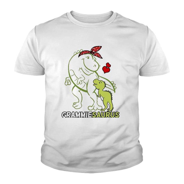 Grammiesaurus Grammie Dinosaur Baby Mother's Day Youth T-shirt