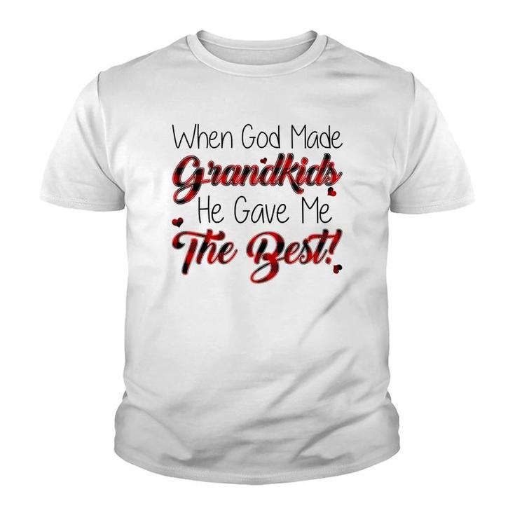 Grandma Loves Grandkids Youth T-shirt