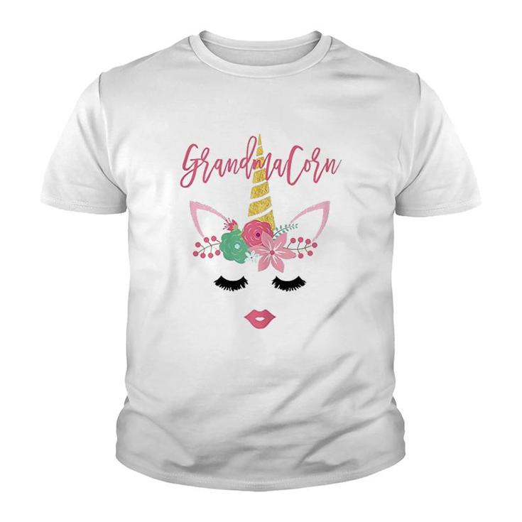 Grandmacorn Unicorn Cute Grandma Gift Youth T-shirt