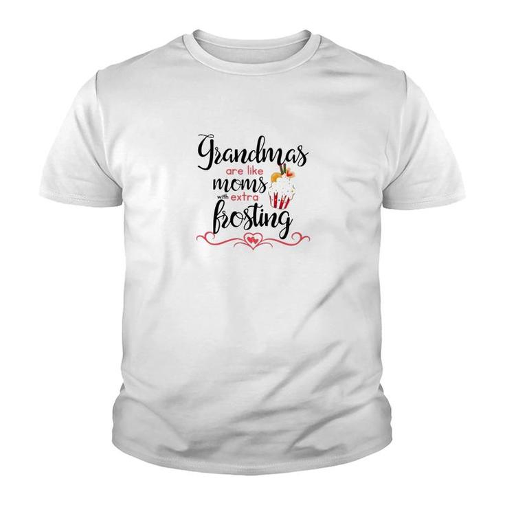 Grandmas Are Like Moms Youth T-shirt